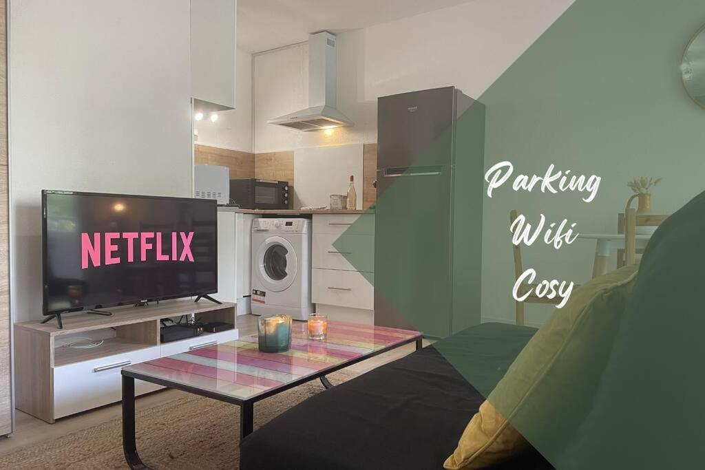 Studio Cosy - Balcon - Wifi - Free Parking Narbonne Exteriör bild