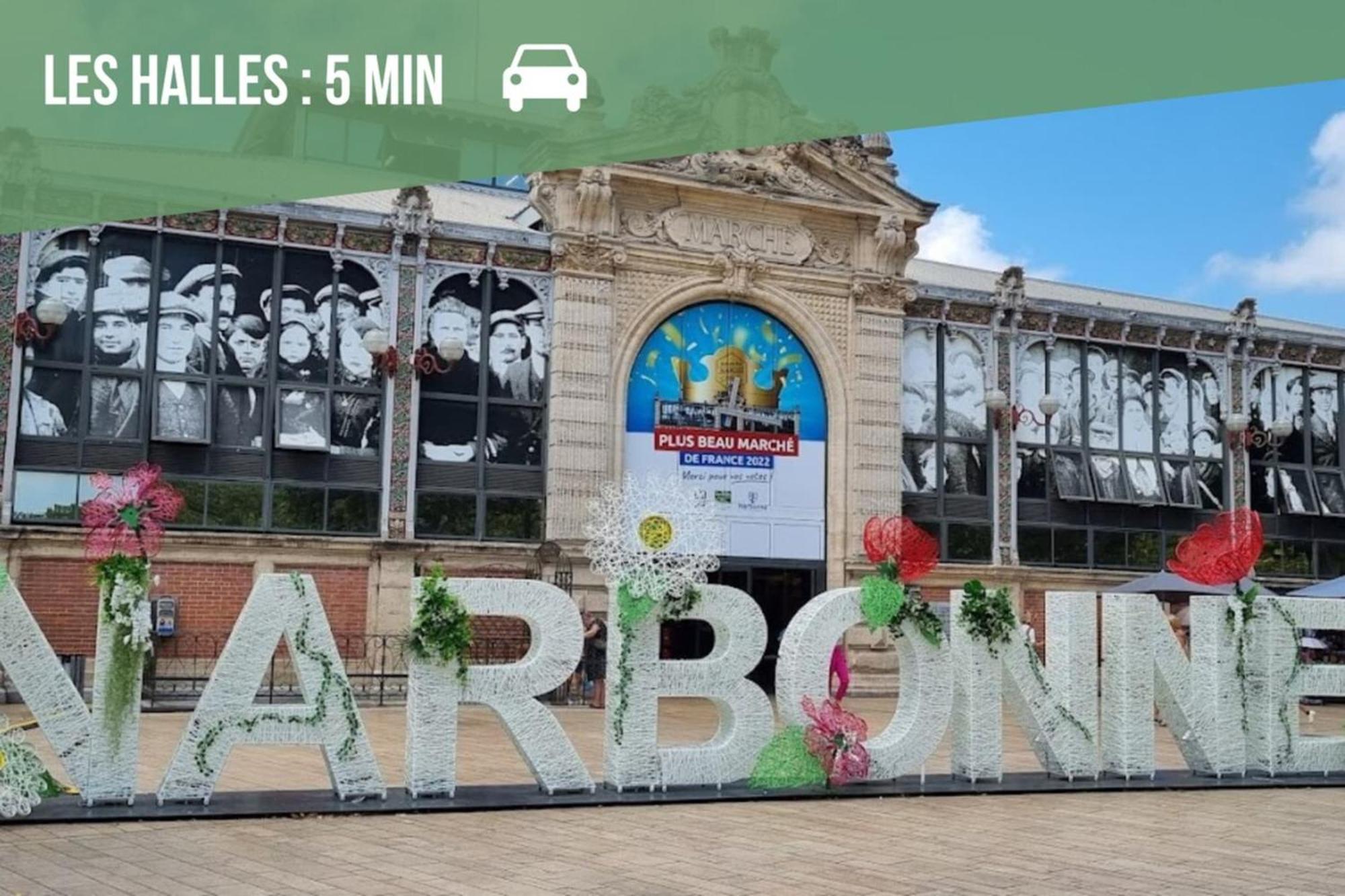 Studio Cosy - Balcon - Wifi - Free Parking Narbonne Exteriör bild